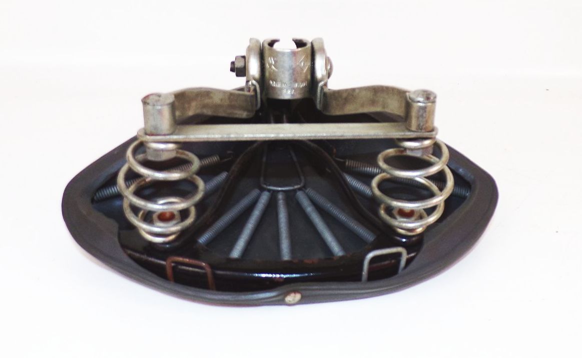 Alter Möve Fahrradsattel DDR Diamant Mifa Grau Feder Sattel