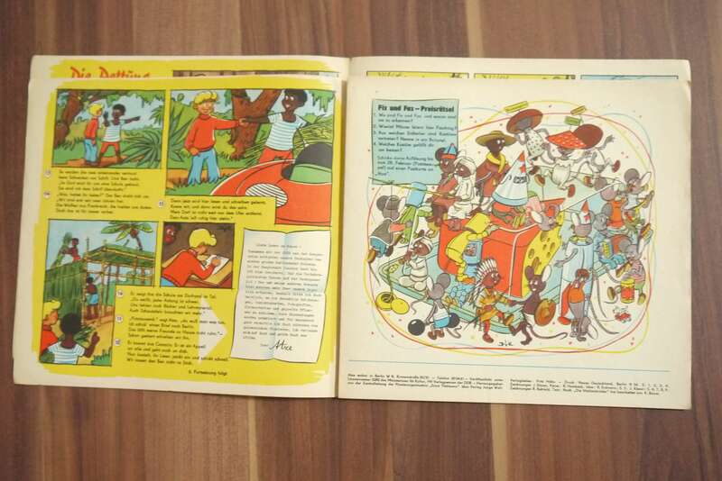 Atze Heft 2 Jahrgang 1961 DDR Comic Die Rettung