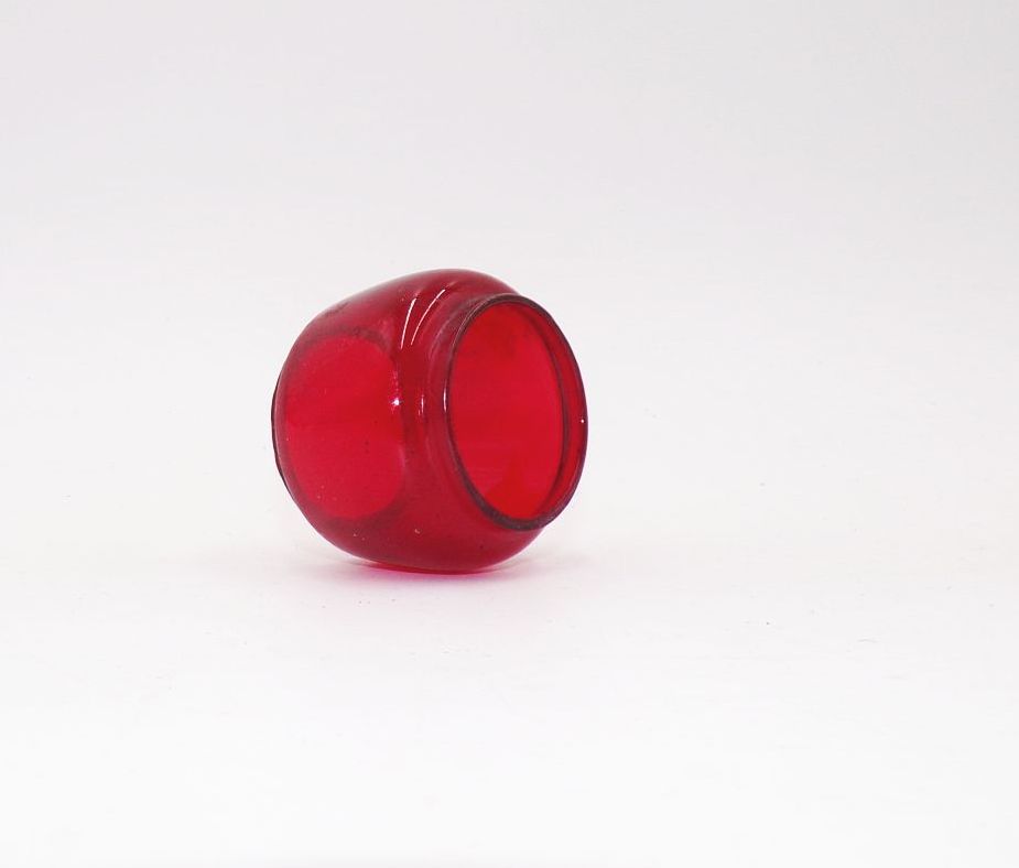 Altes Feuerhand Lampenglas Rot Ersatzglas Altes Feuerhand Lampenglas Rot Ersatzglas