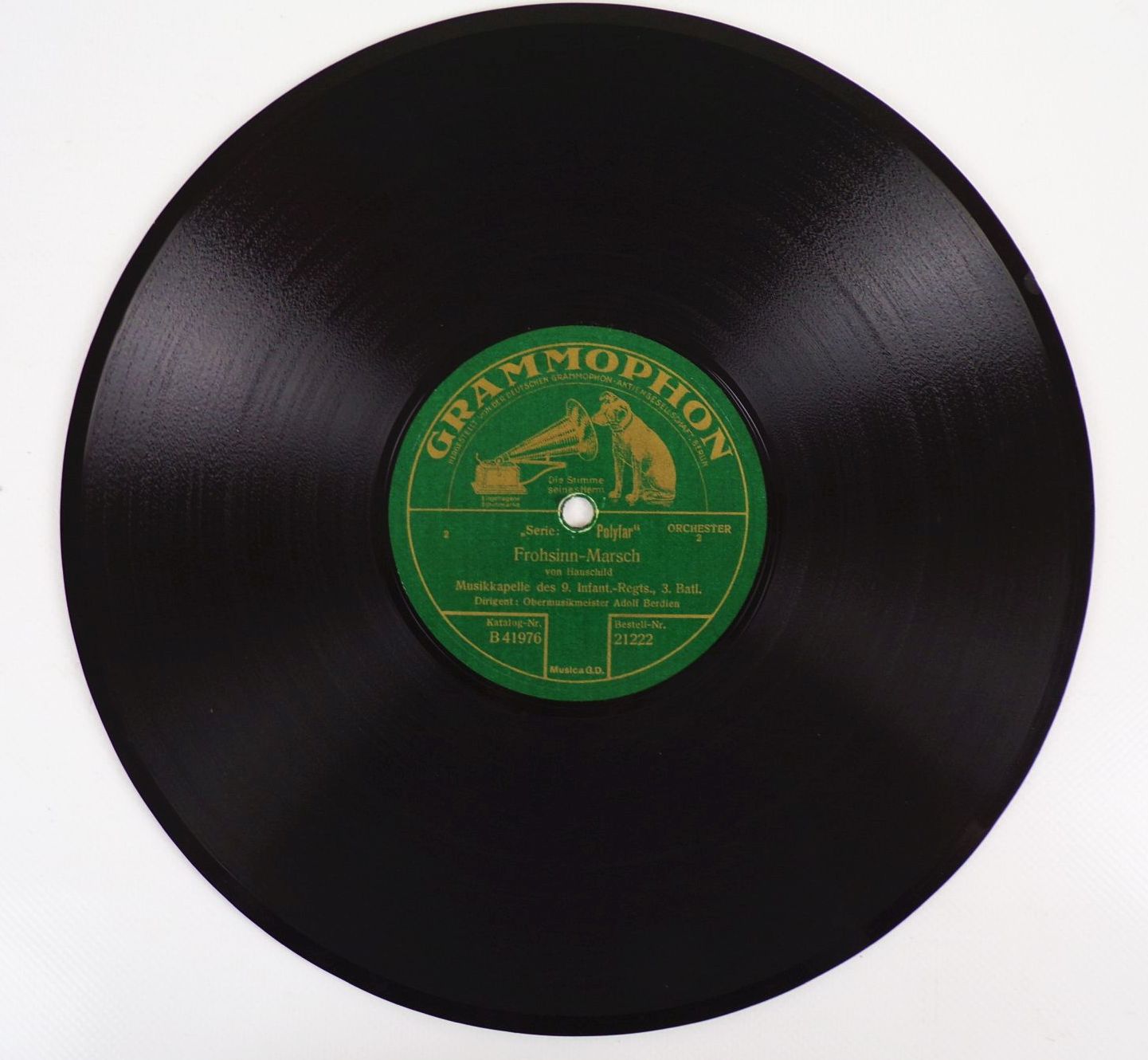 Schellack Parademarsch ehem kgl Sächsischen Schützen Regiments Nr 108