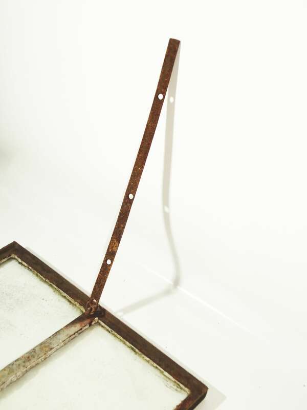 Altes Fenster Gusseisen Sprossenfenster Vintage Deko 