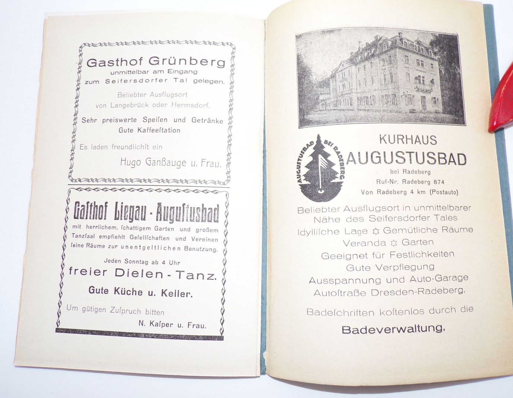 Das Seifersdorfer Tal von Walther Buchholz 1930