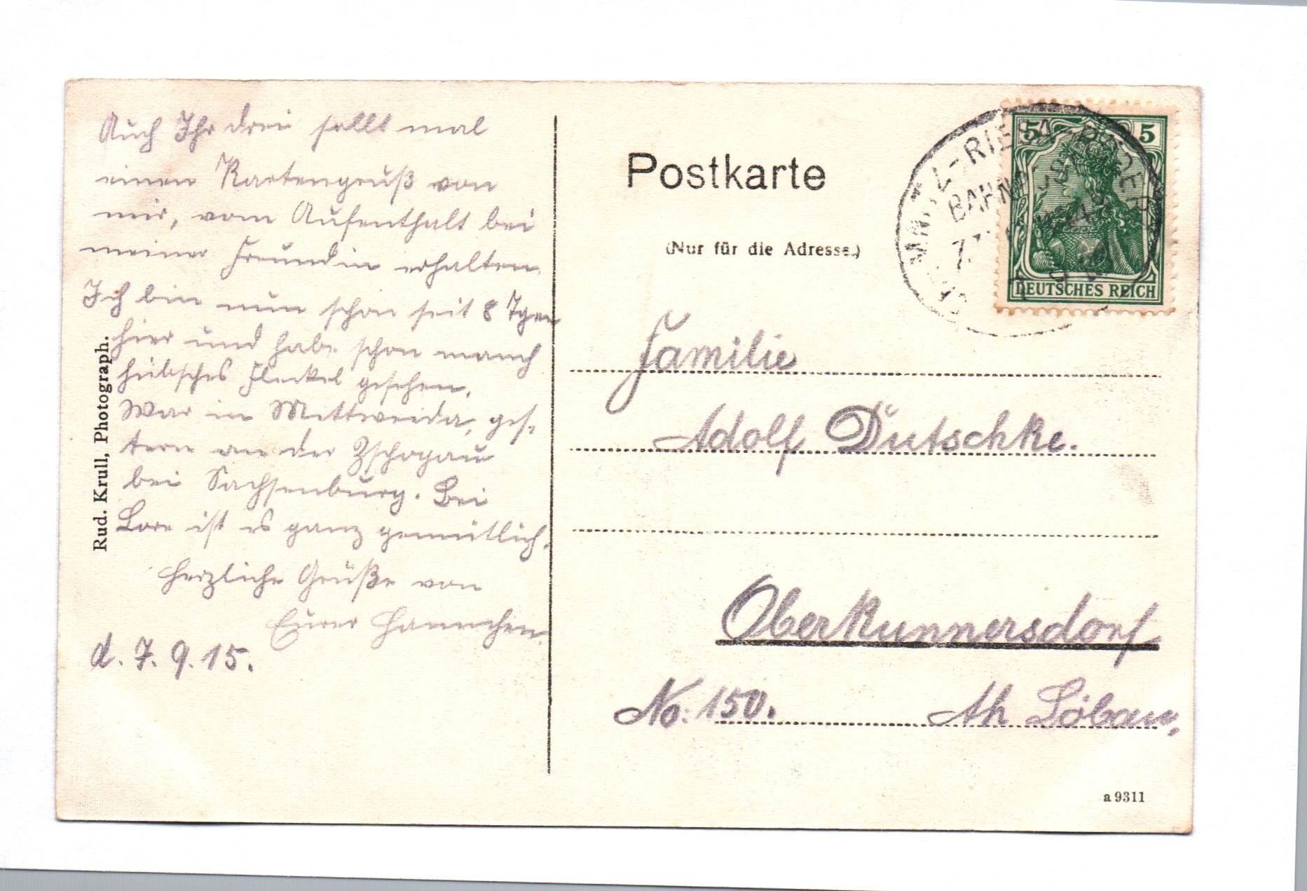 Ak Gruß aus Ottendorf Amtshauptm. Rochlitz 1915
