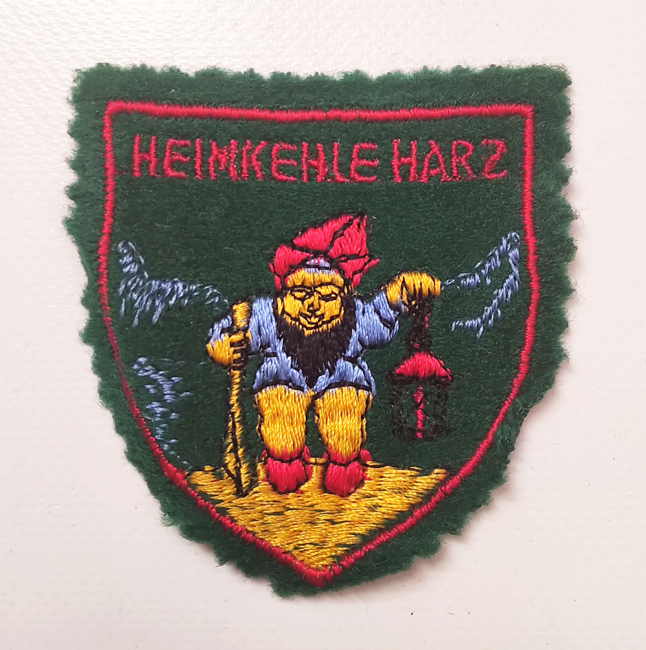 DDR Aufnäher Heimkehle Harz Bergmann patch DDR Aufnäher Heimkehle Harz Bergmann patch