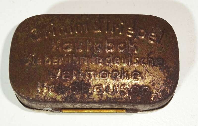 Grimm Triepel Kautabak Blechdose Reklame Sammler Deko