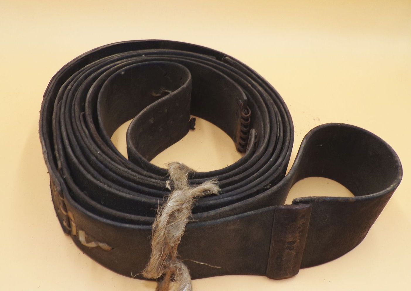 Alter Lederriemen Antriebsriemen Transmission Riemen 