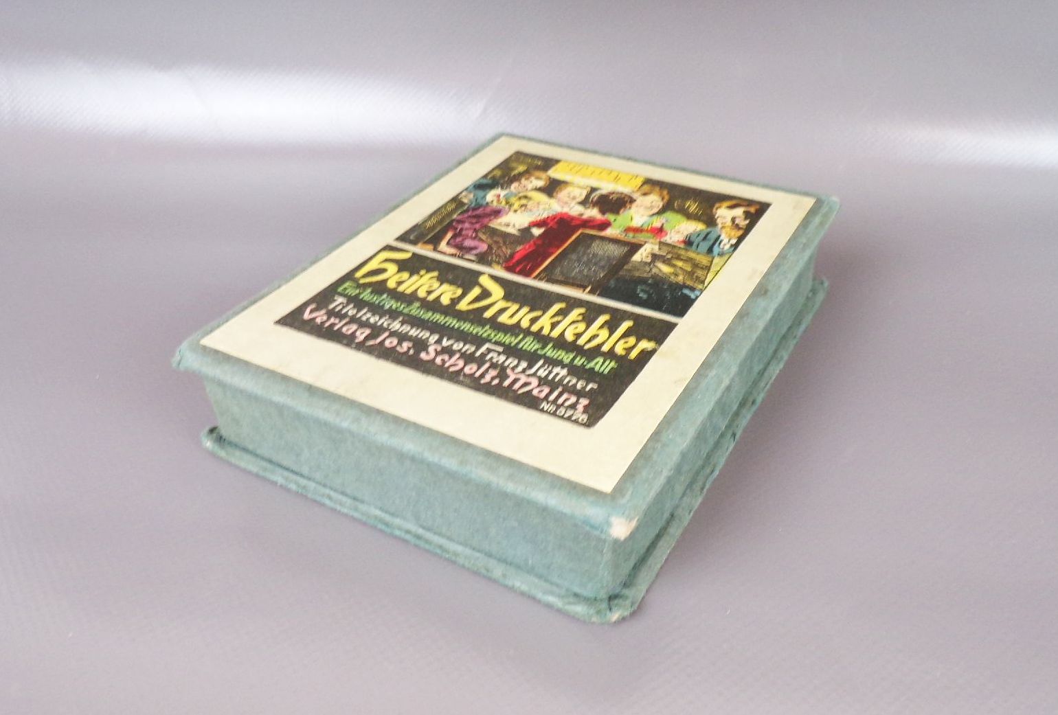 Heitere Druckfehler Franz Jüttner Verlag Jos Scholz Mainz Gesellschaftsspiel Heitere Druckfehler Franz Jüttner Verlag Jos Scholz Mainz Gesellschaftsspiel