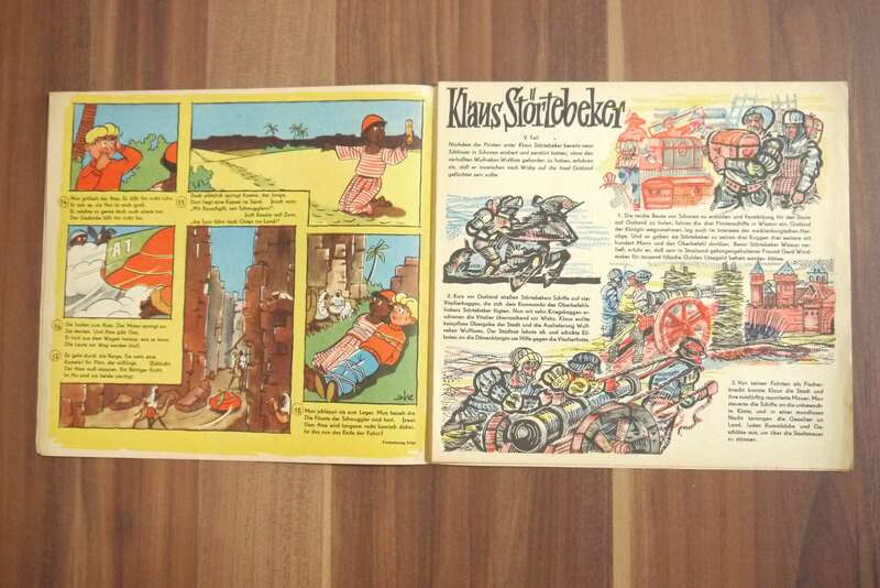 Atze der Fund im Wüstensand Heft 1 Jahrgang 1961 DDR Comic