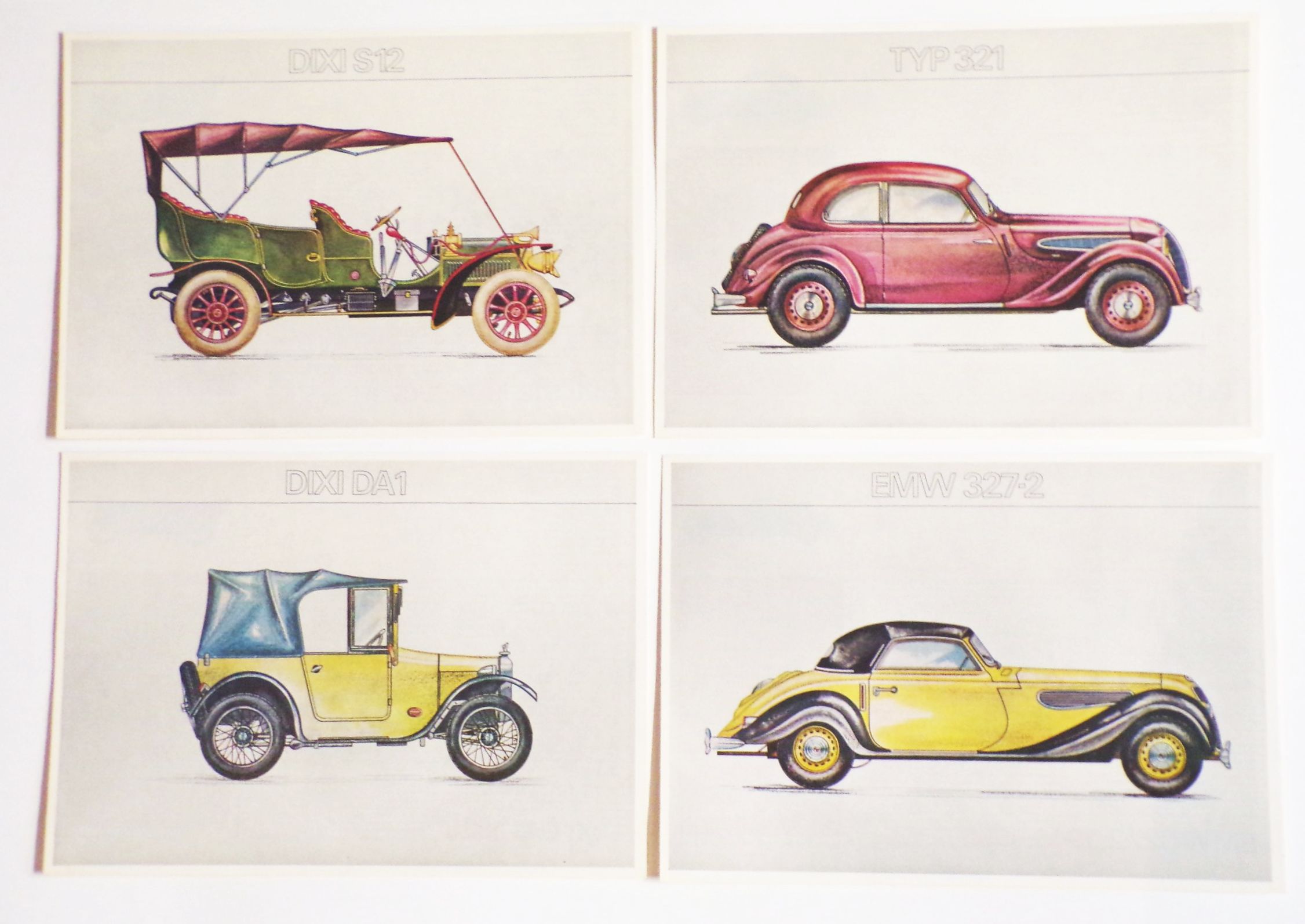 DDR Mappe Acht Jahrzehnte Automobile aus Eisenach 1974