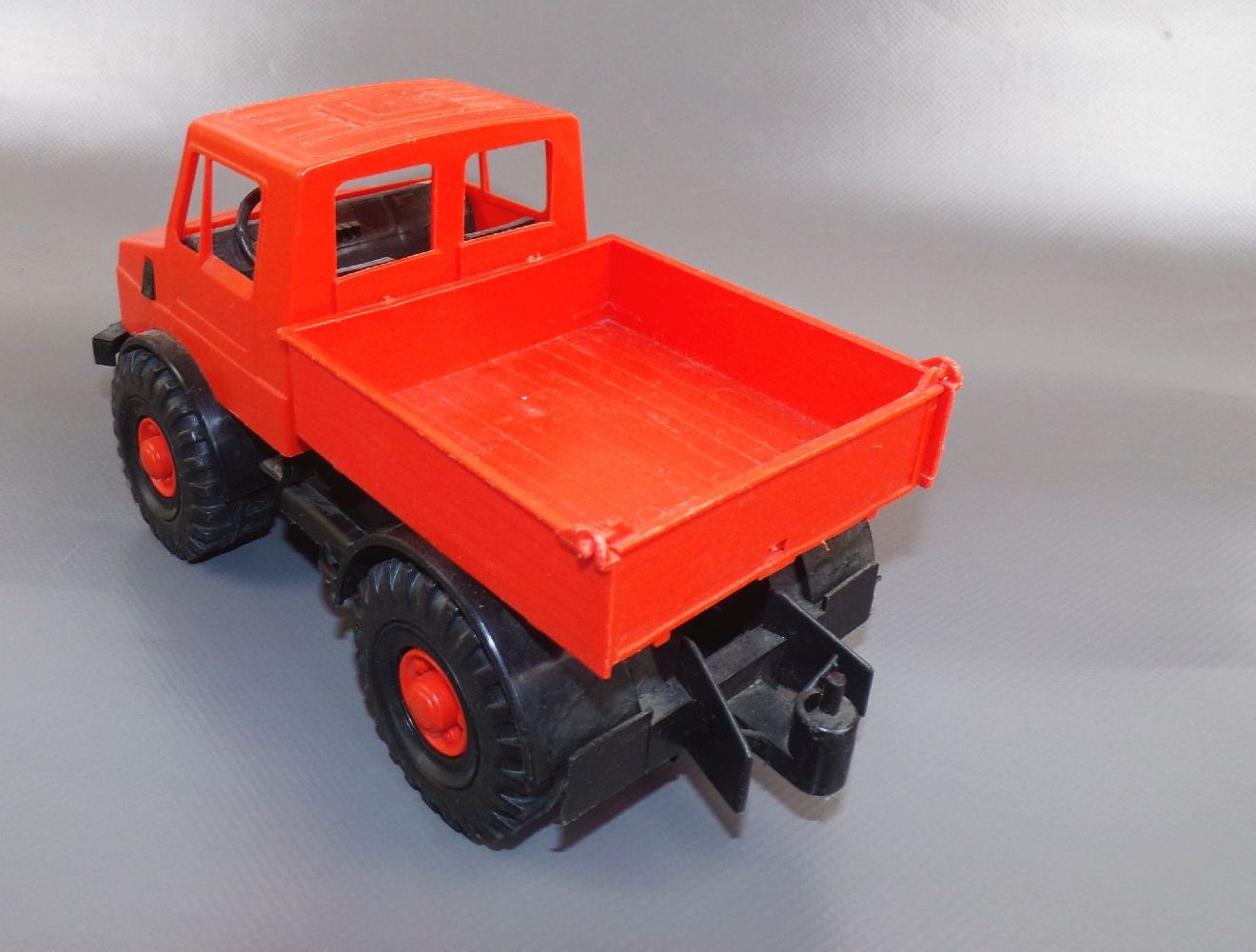 Alter Mercedes Unimog Orange Schwarz Spielzeug Auto