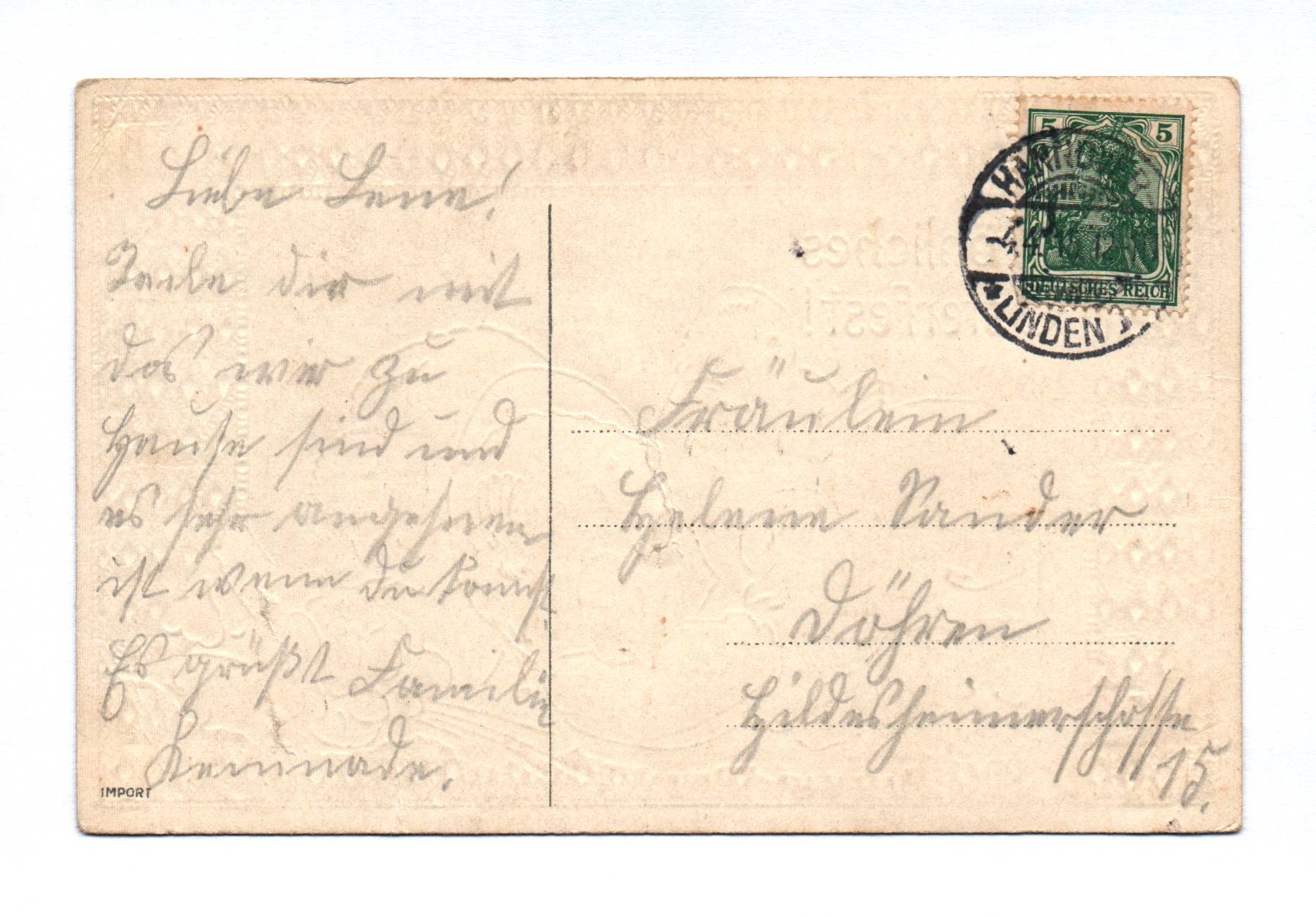 Künstler Ak Goldgeprägt 1915 Fröhliches Osterfest Küken Kleeblatt Künstler Ak Goldgeprägt 1915 Fröhliches Osterfest Küken Kleeblatt