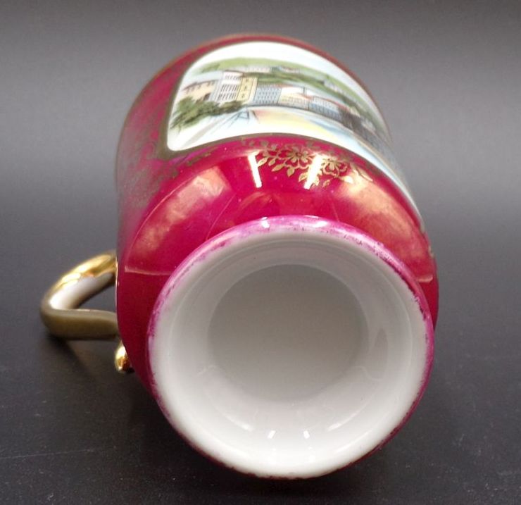 Alte Andenkentasse Karlsbad Böhmen 1912 Porzellan Antik Tasse Alte Andenkentasse Karlsbad Böhmen 1912 Porzellan Antik Tasse