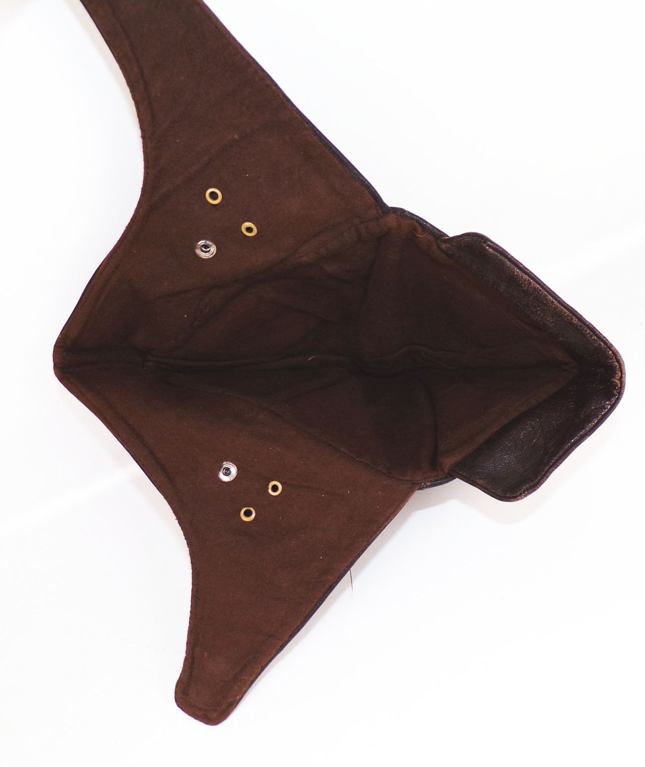 Alter Lederhaube Motorrad Caprio Oldtimer Gr 54 vintage 