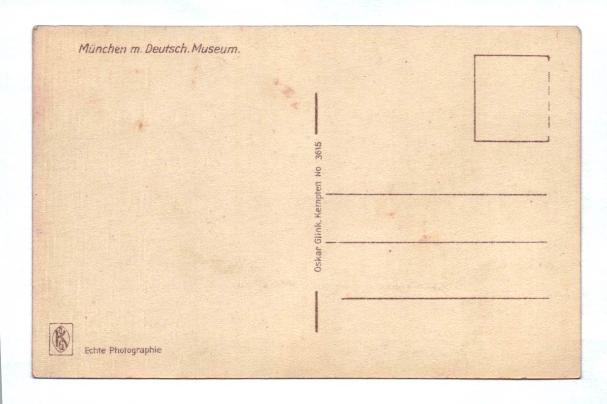 Ak München mit Deutschen Museum Bayern Echtfoto Ak München mit Deutschen Museum Bayern Echtfoto
