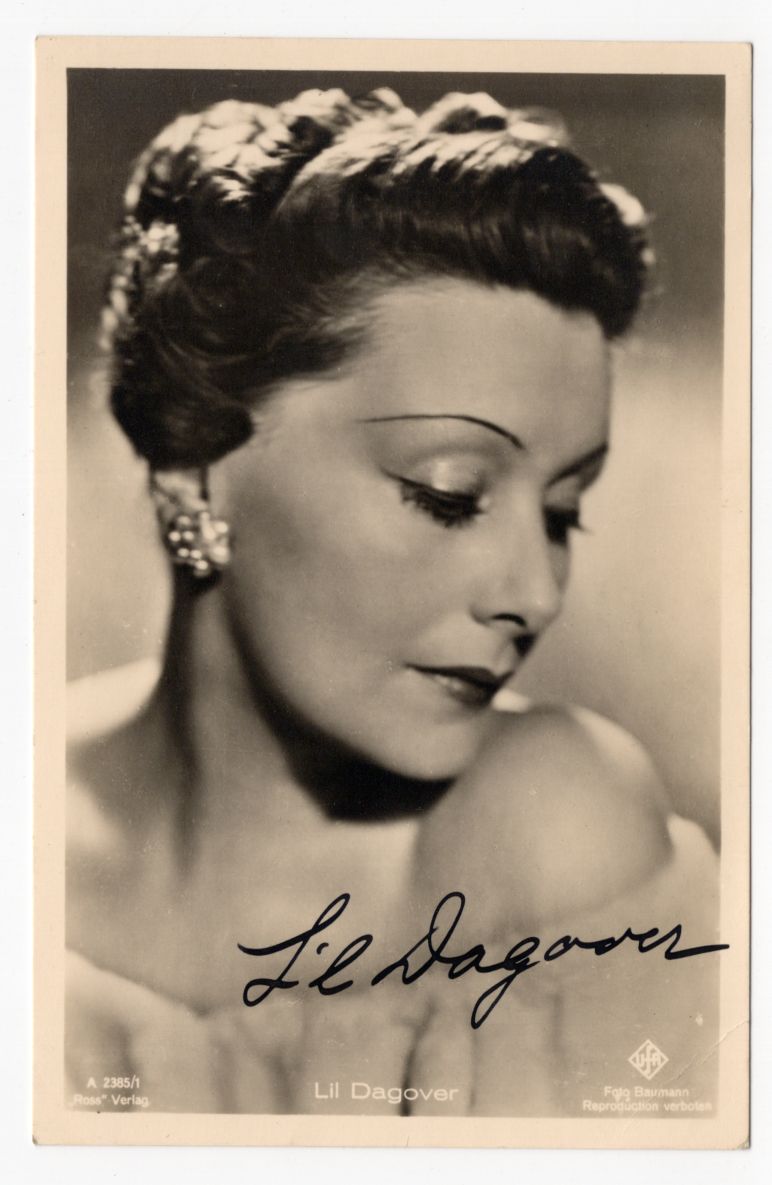 Autogramm Ak Lil Dagover Ufa Star Schauspielerin Ross Verlag signiert