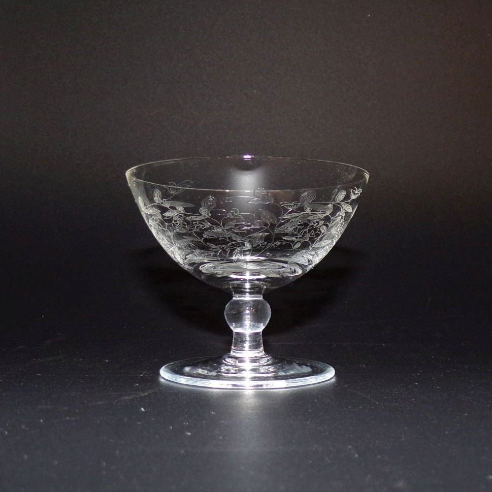 Alte Likörgläser 6 Stück filigranes Dekor transparent Art Deco Vintage Gläser 