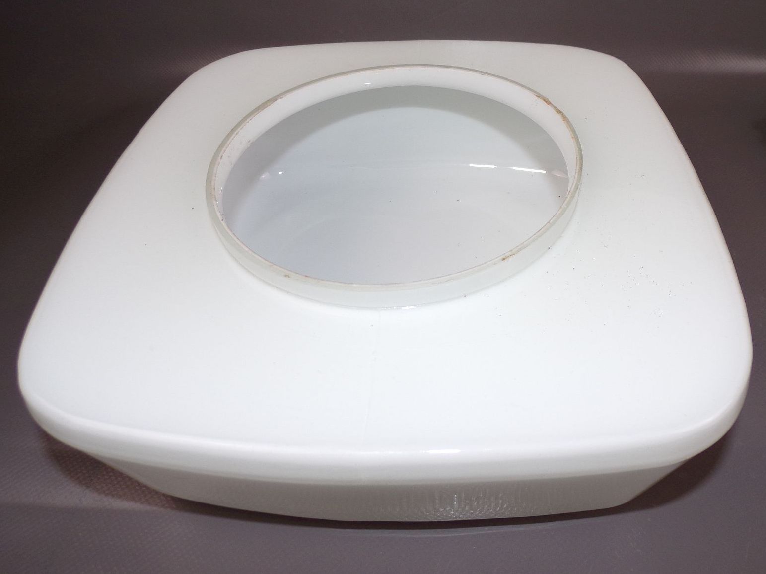 Alte Deckenleuchte Weiss Bauhaus Deko E27 Quadrat Universal Wandleuchte 