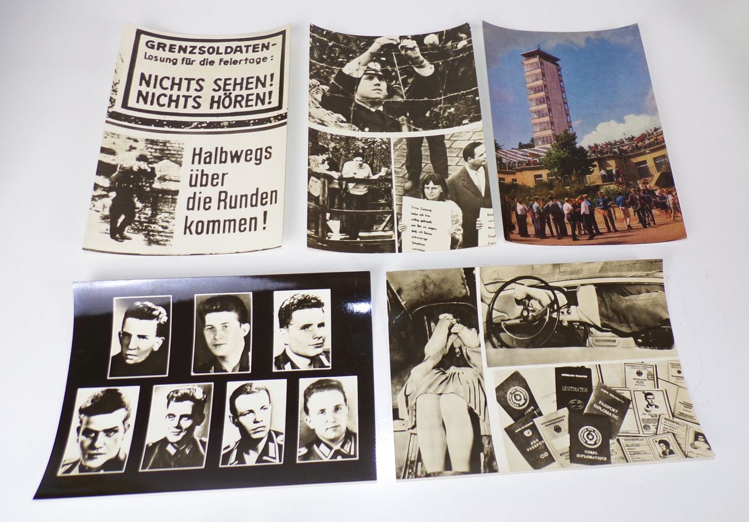 DDR Foto Mappe Grenze Grenzschutz NVA Agitation Propaganda DDR Foto Mappe Grenze Grenzschutz NVA Agitation Propaganda