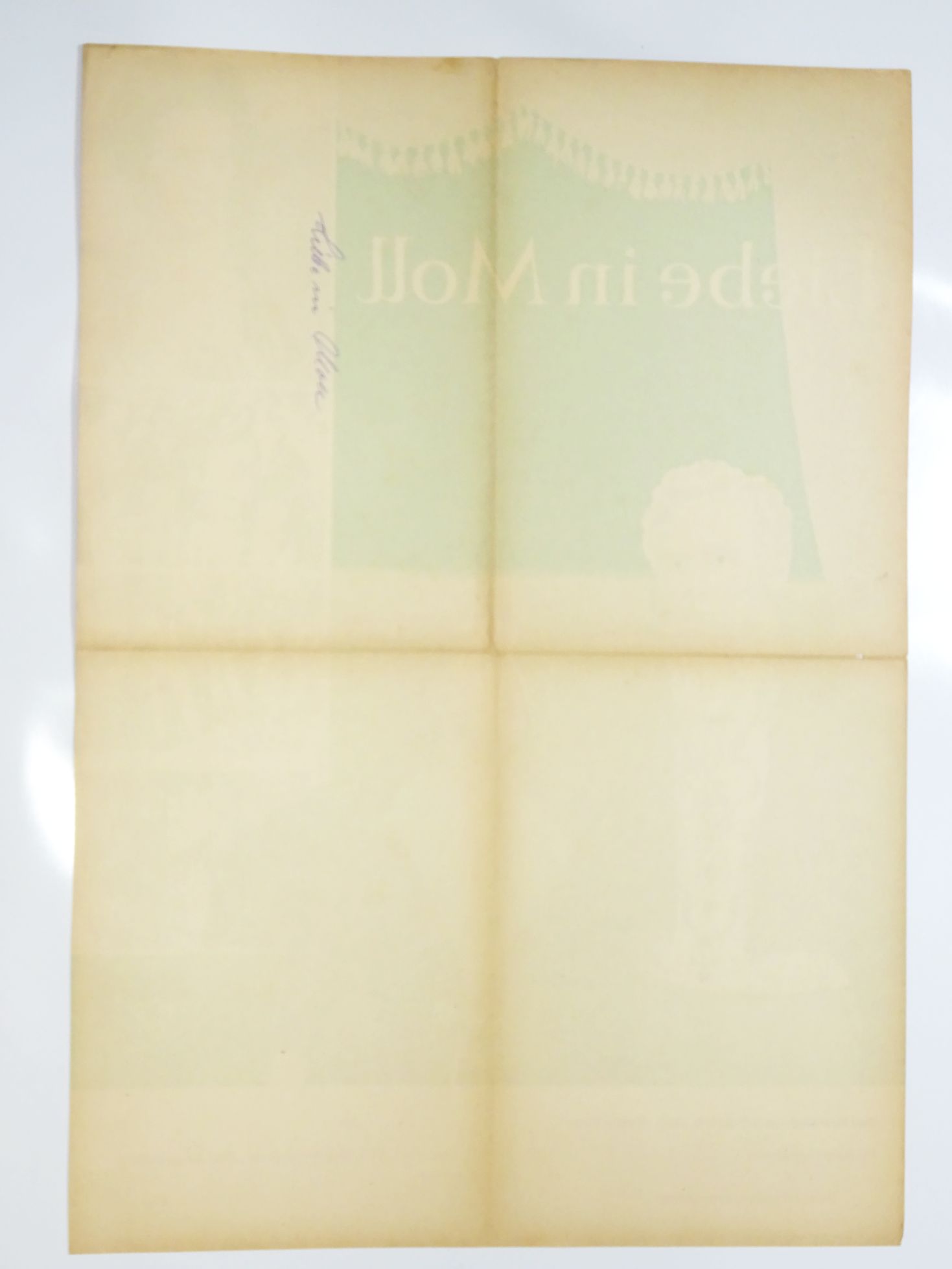 Plakat Liebe in Moll Carmine Gallone 1960 DDR italienischer Farbfilm