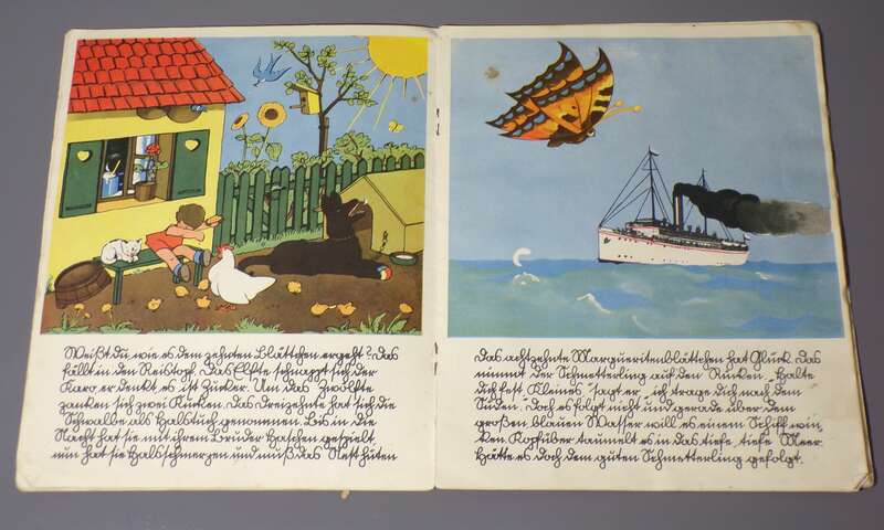  20 Margueritenblättchen fliegen in die Welt hinaus Elfriede Reinhardt 1930er Süttlerin