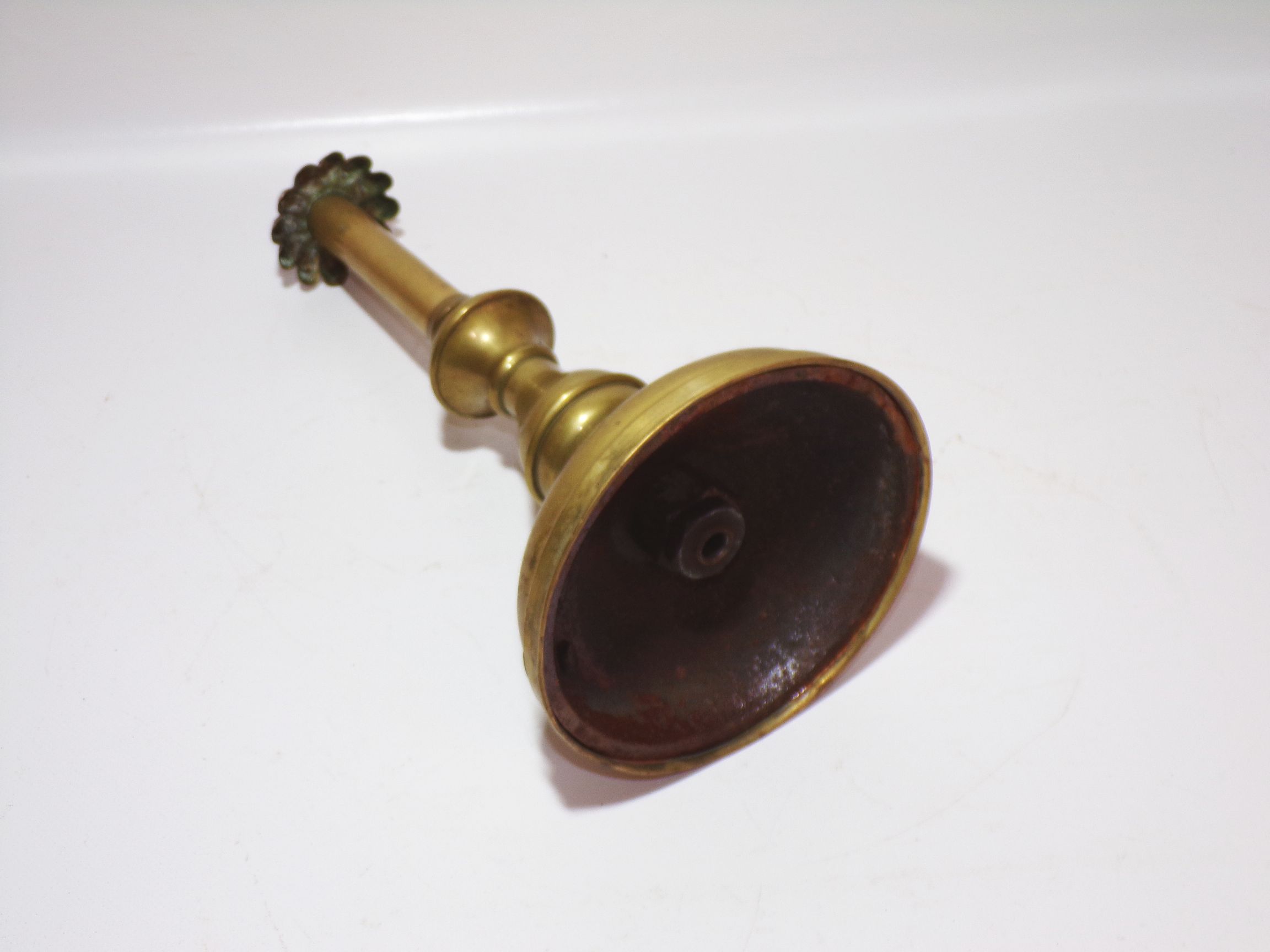 Alter Lampenfuss Messing Ersatzfuss für Tischlampe Leuchte