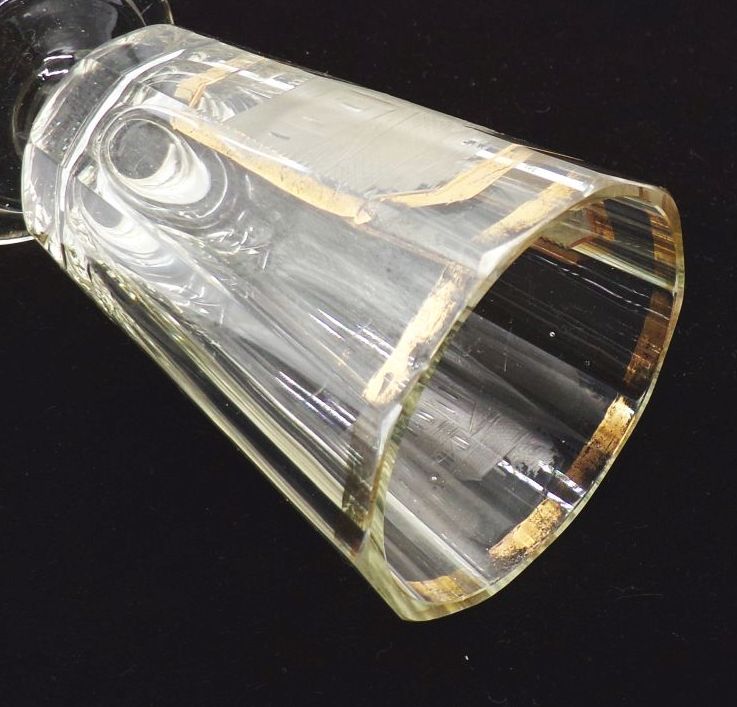 Altes Andenkenglas Restauration Oybin Oberlausitz um 1900