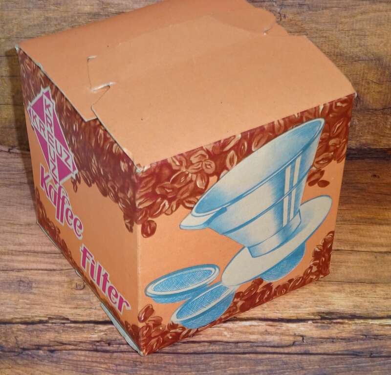 Kreuz Kaffeefilter unbenutzt in OVP 