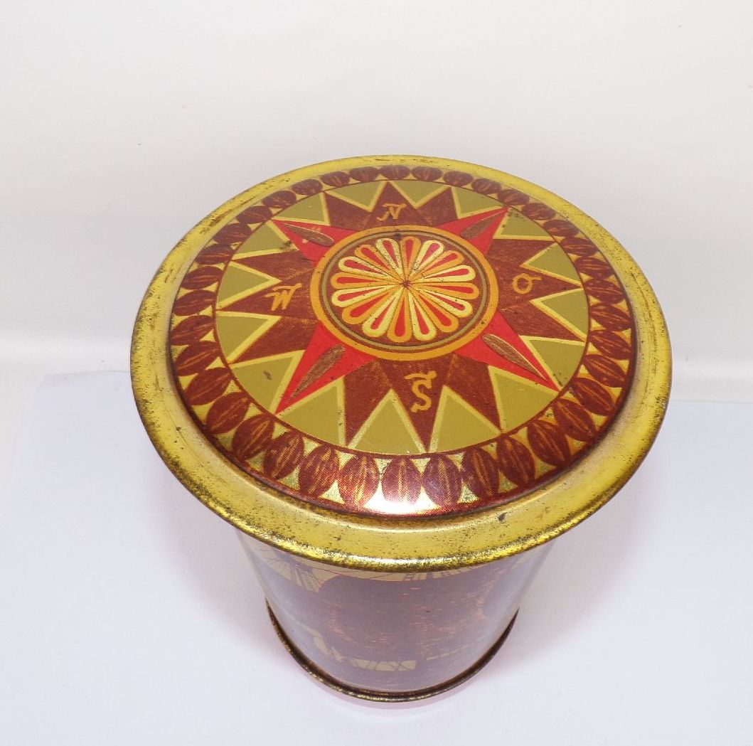 DDR Kaffeedose Mona Blechdose Büchse Röstkaffee VEB Kaffee und Tee Radebeul