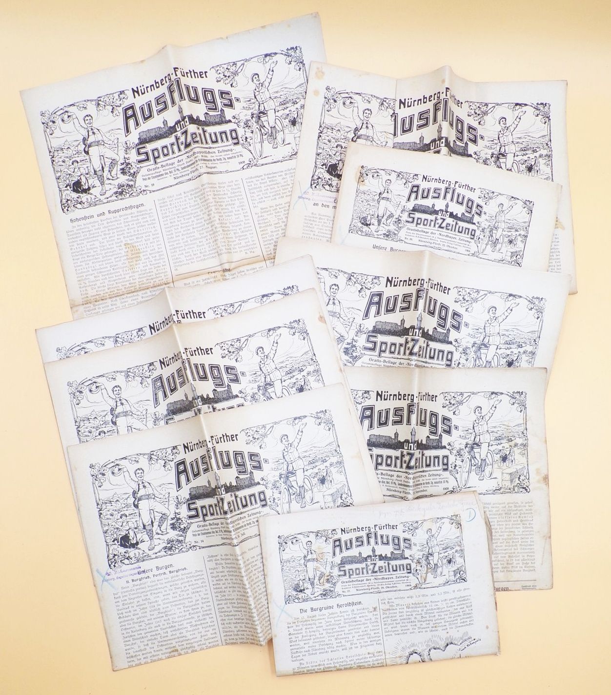 Nürnberger Fürther Ausflugs und Sport Zeitung 1908 