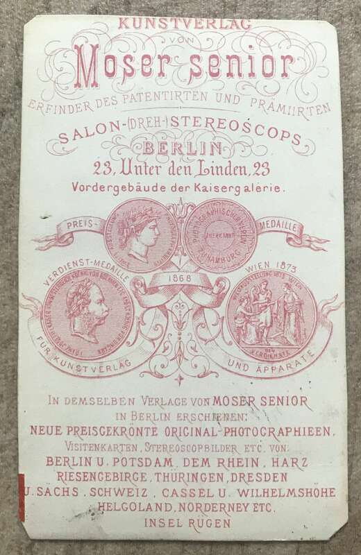 CDV Foto Schwarzburg vom Trippstein gesehen um 1890