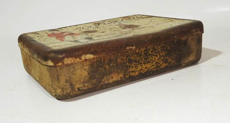 Alte Blechdose Feinster Sport Schäg Tabak Bavaria München Hans Wieser