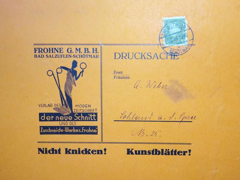 Der neue Schnitt Frühjahr 1933 Verlag Frohne Gmbh Bad-Salzuflen Schnittmuster ! 