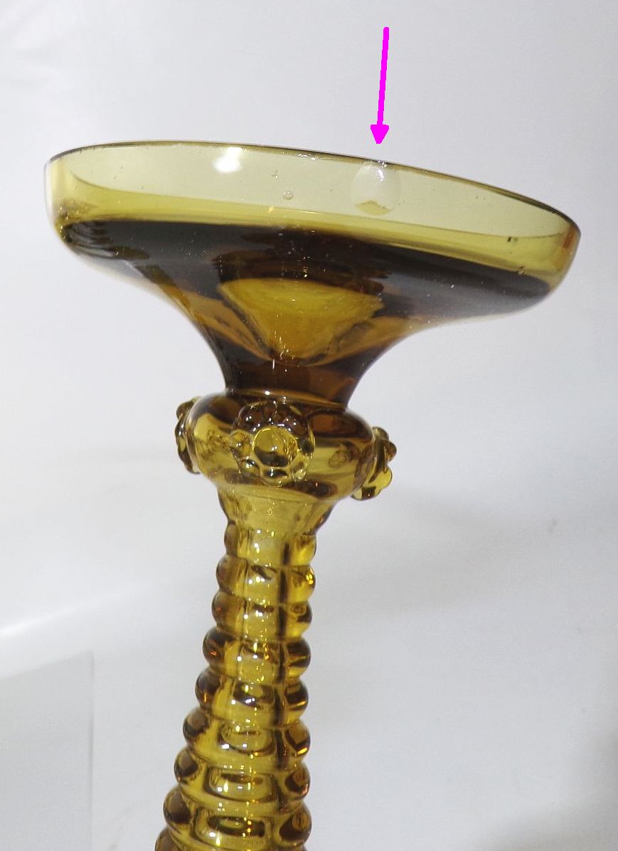 6 alte schöne Weingläser Lauscha Weinglas 