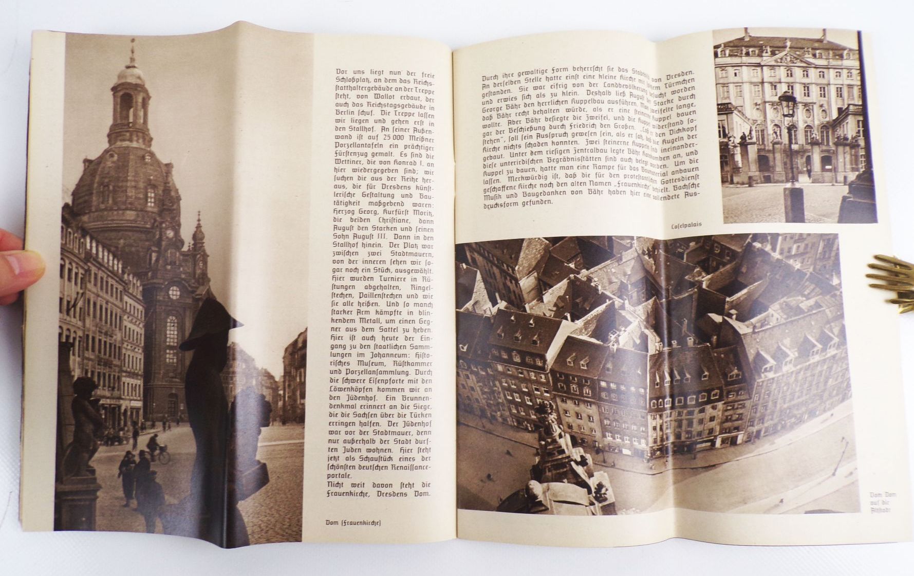 Altes Reiseprospekt Dresden um 1935 Altes Reiseprospekt Dresden um 1935