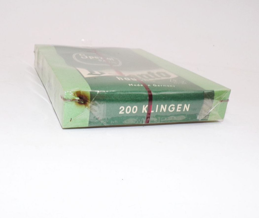 Alte Rasierklingen Duranto hauchdünn DDR 200 Stück NOS Reklame Sammler