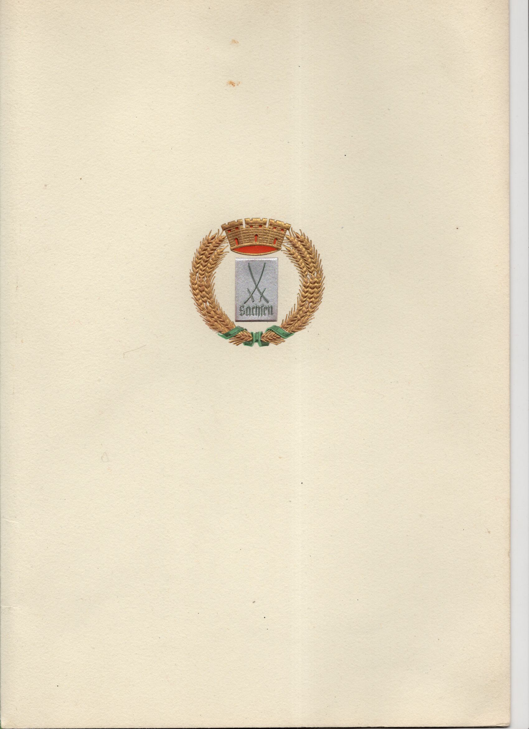 Sparkassen Urkunde 25 Bestehen Girokasse Leutersdorf 1941