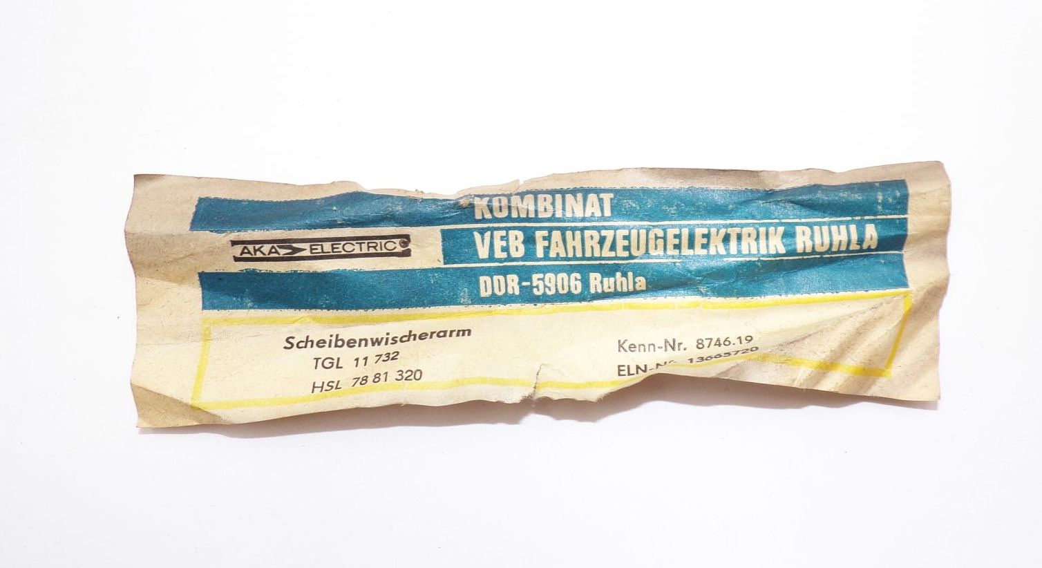 Wartburg Scheibenwischer Set NOS Oldtimer Aka Electric DDR Chrom 