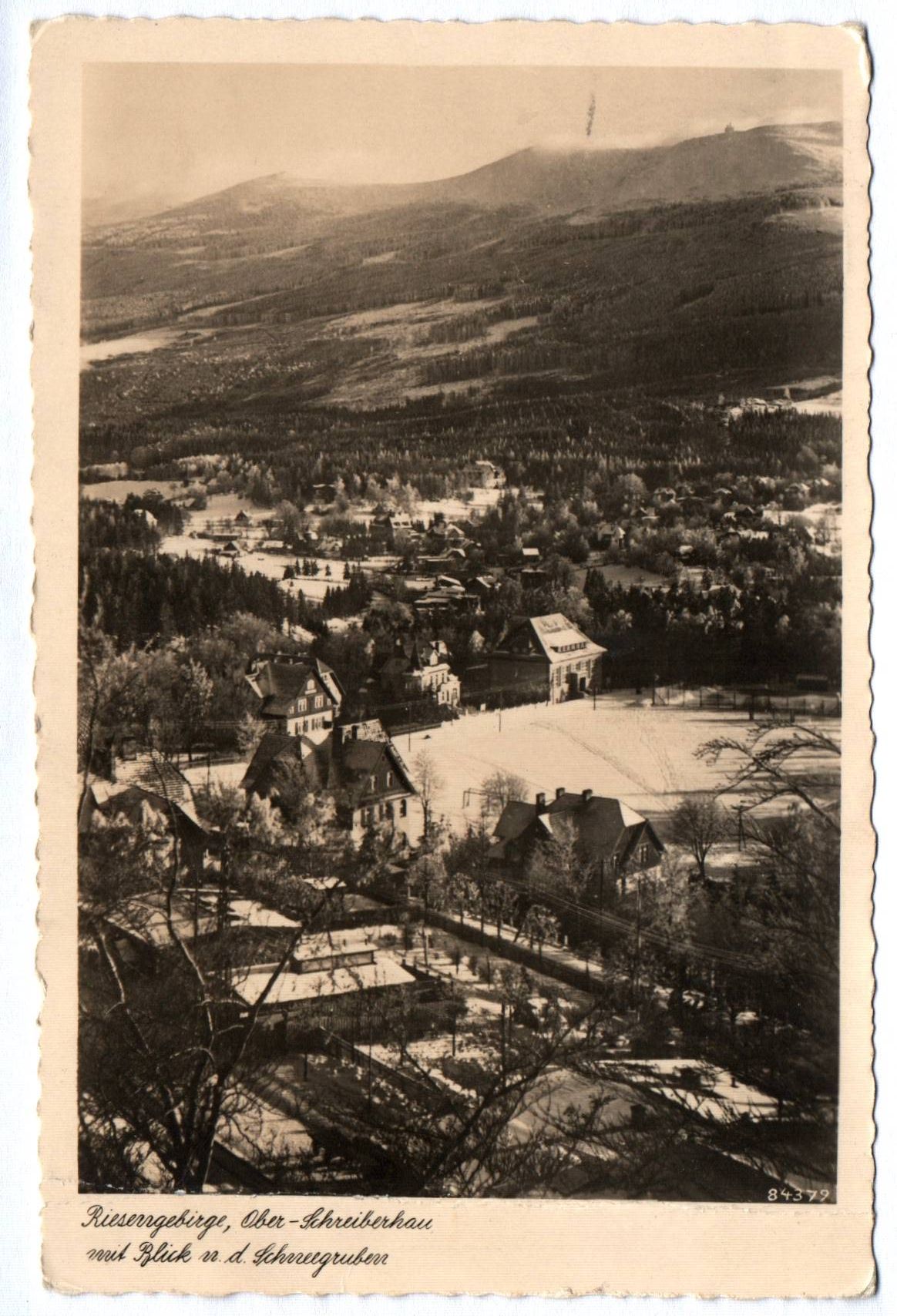 Foto Ak Riesengebirge Ober Schneegruben Schlesien 1941 Feldpost