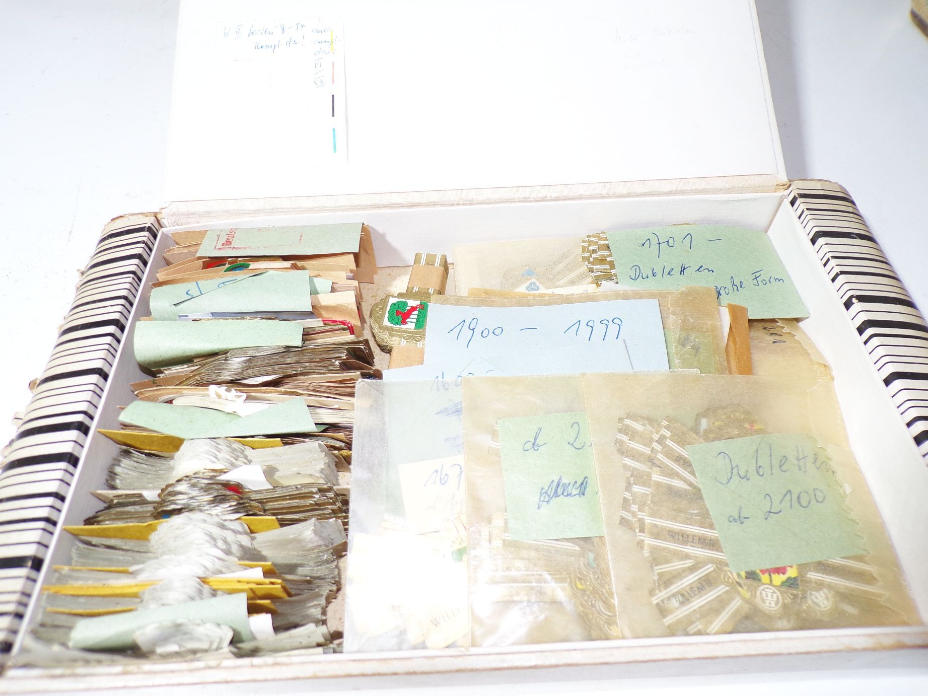 Großes Konvolut Zigarrenbauchbinden Bauchbinden Sammler Nachlass