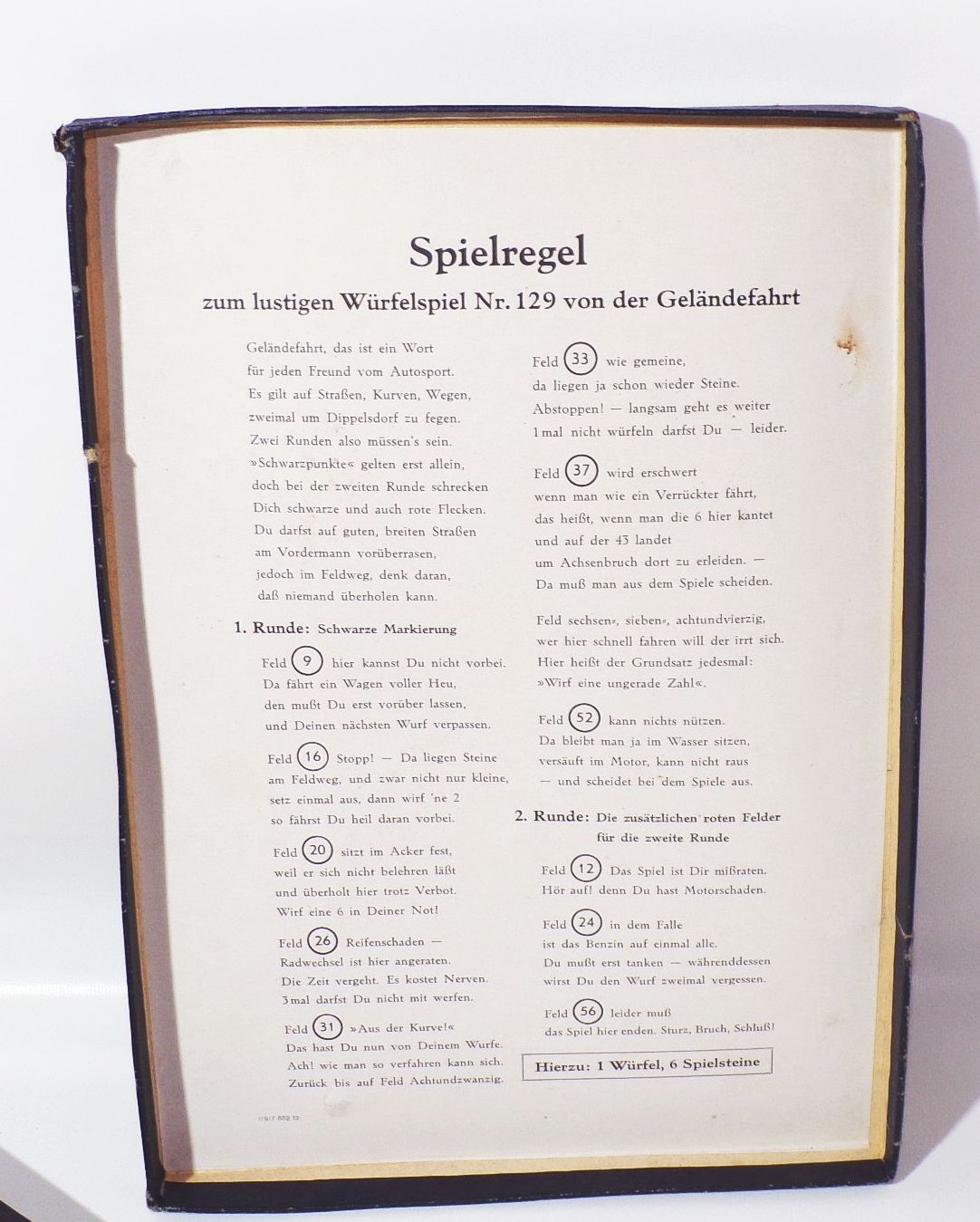 SiSi Spiele Gelände Prüfungs Fahrt 2mal um Dippelsdorf 1950er 