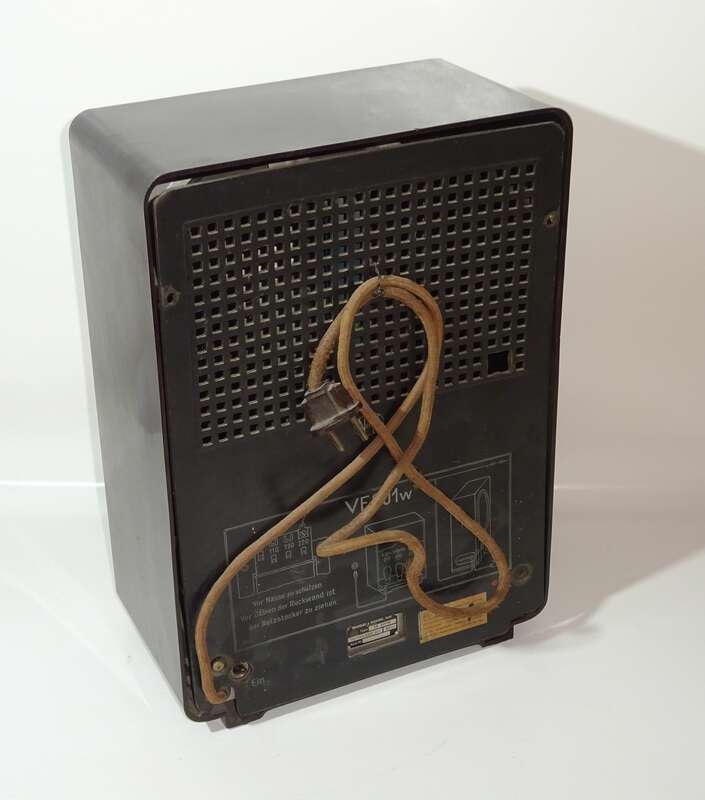 Volksempfänger VE301 W Bakelit Radio Neufeldt Kuhnke 1930er toller Zustand