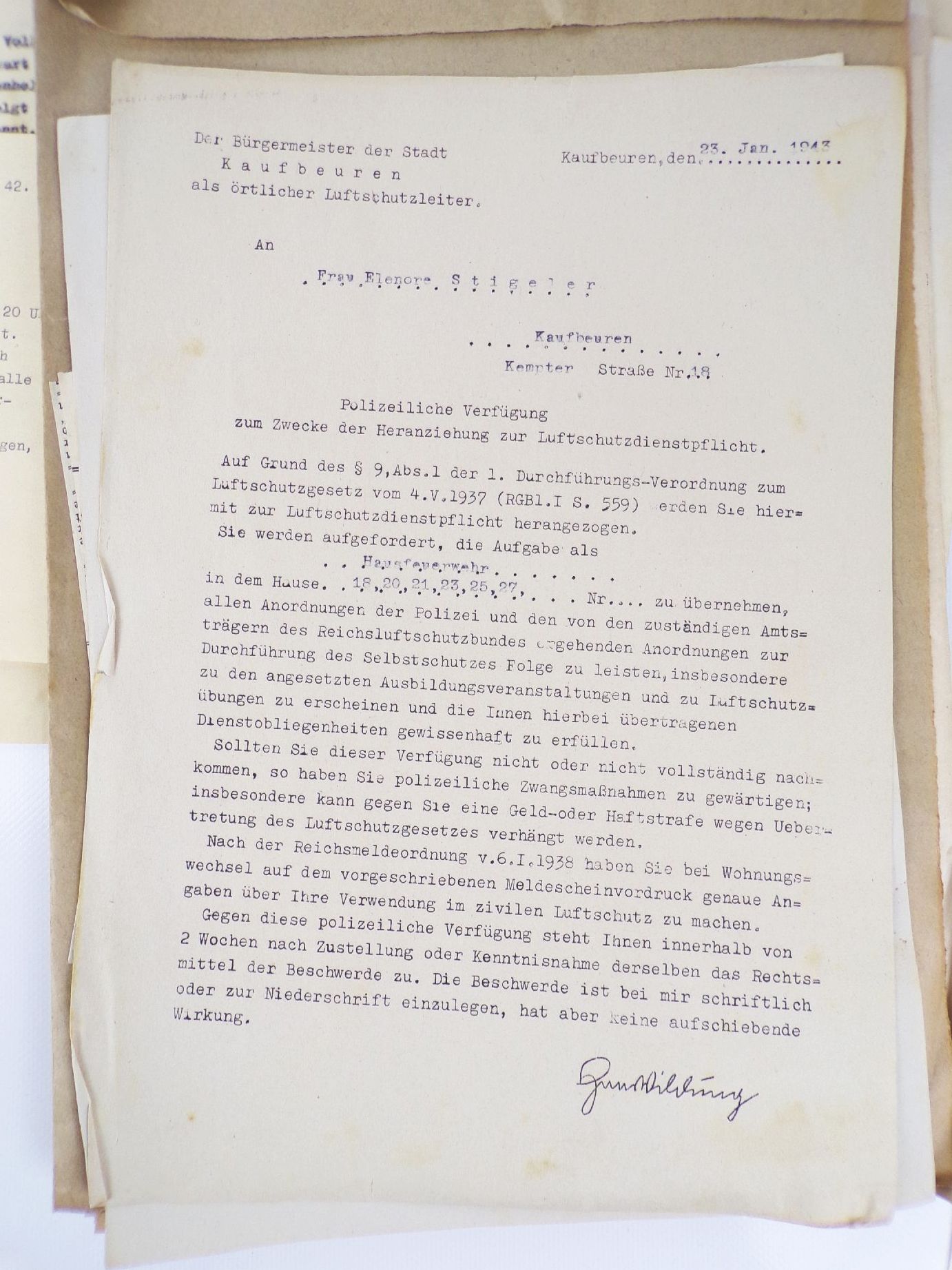 Luftschutz 2 Wk Dokumente Flugblätter Phosphorbomben Kaufbeuren Luftschutz 2 Wk Dokumente Flugblätter Phosphorbomben Kaufbeuren
