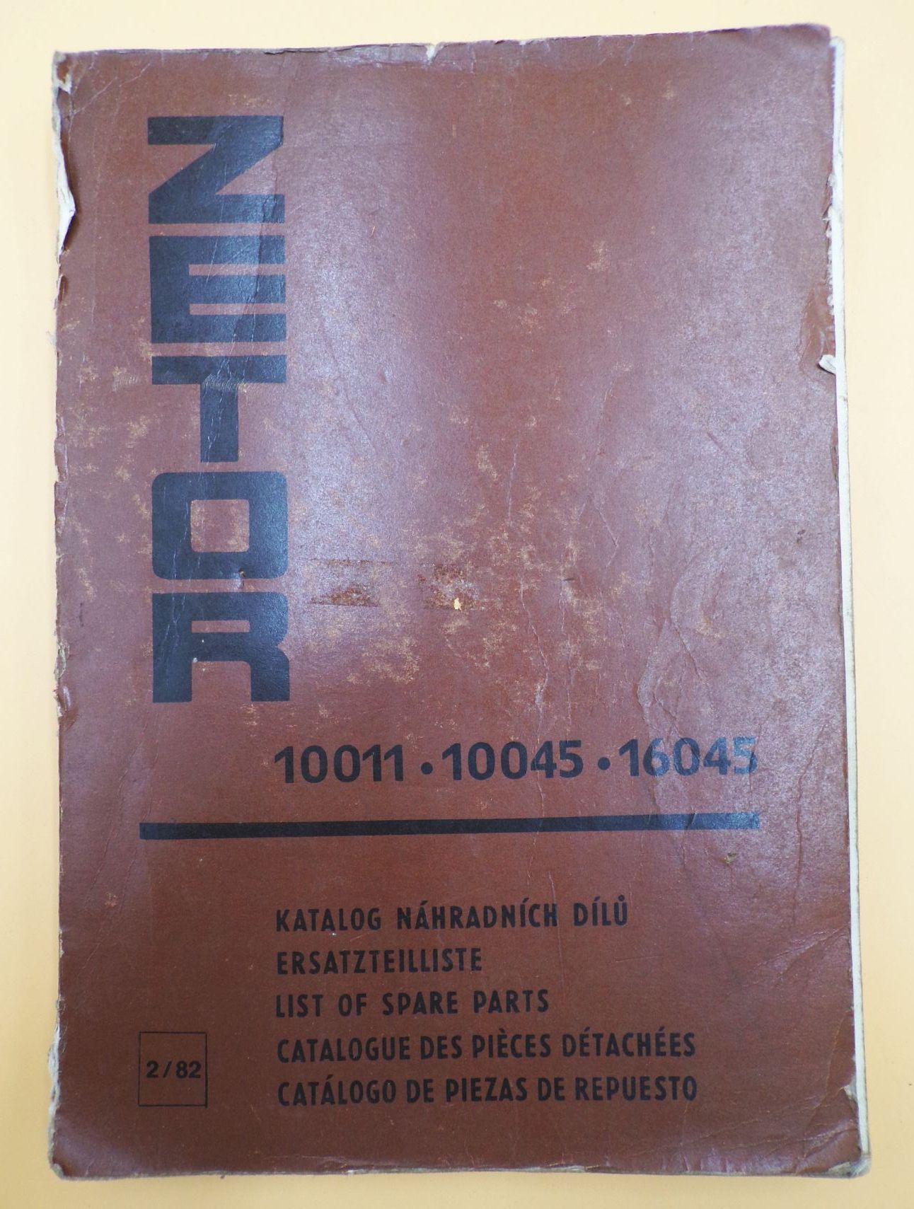 Ersatzteilliste Zetor 10011 10045 16045 Original