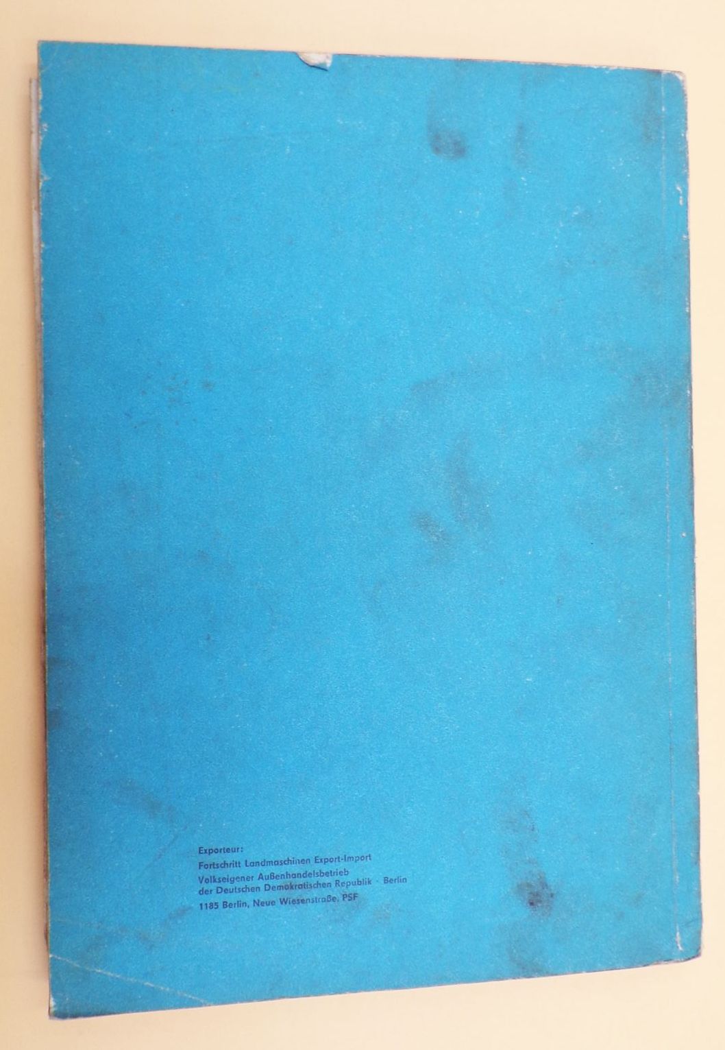 Ersatzteil Katalog Schwadmäher E302 Fortschritt Neustadt 1982 Original DDR