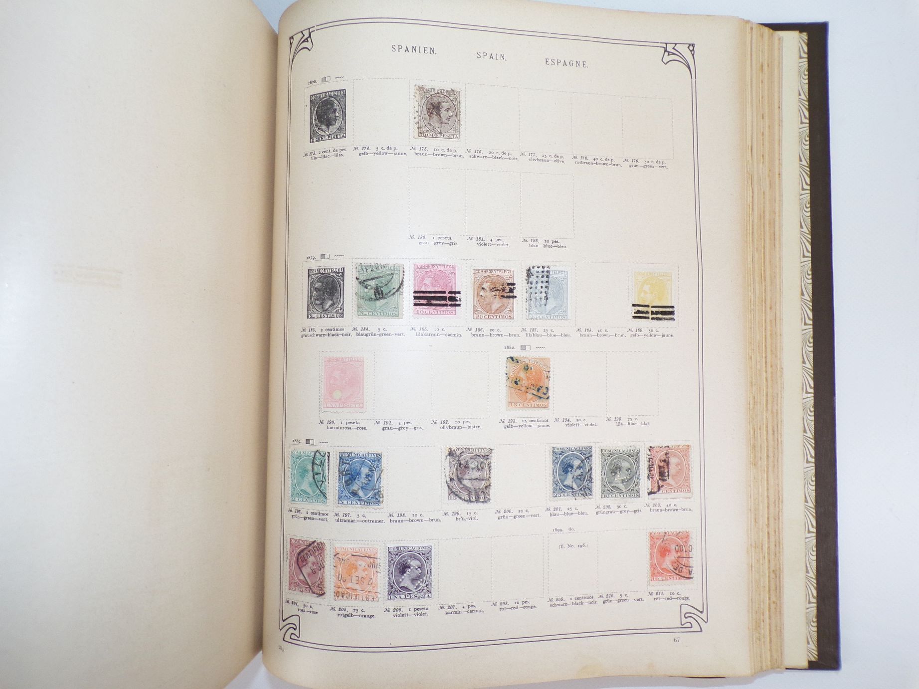 Schwaneberger Vordruck Alben Band 1 und 2 mit Briefmarken 