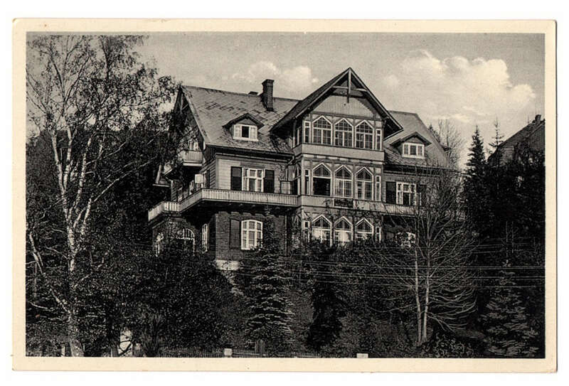 Ak Foto Fremdenheim Villa Weissbachstein 3151