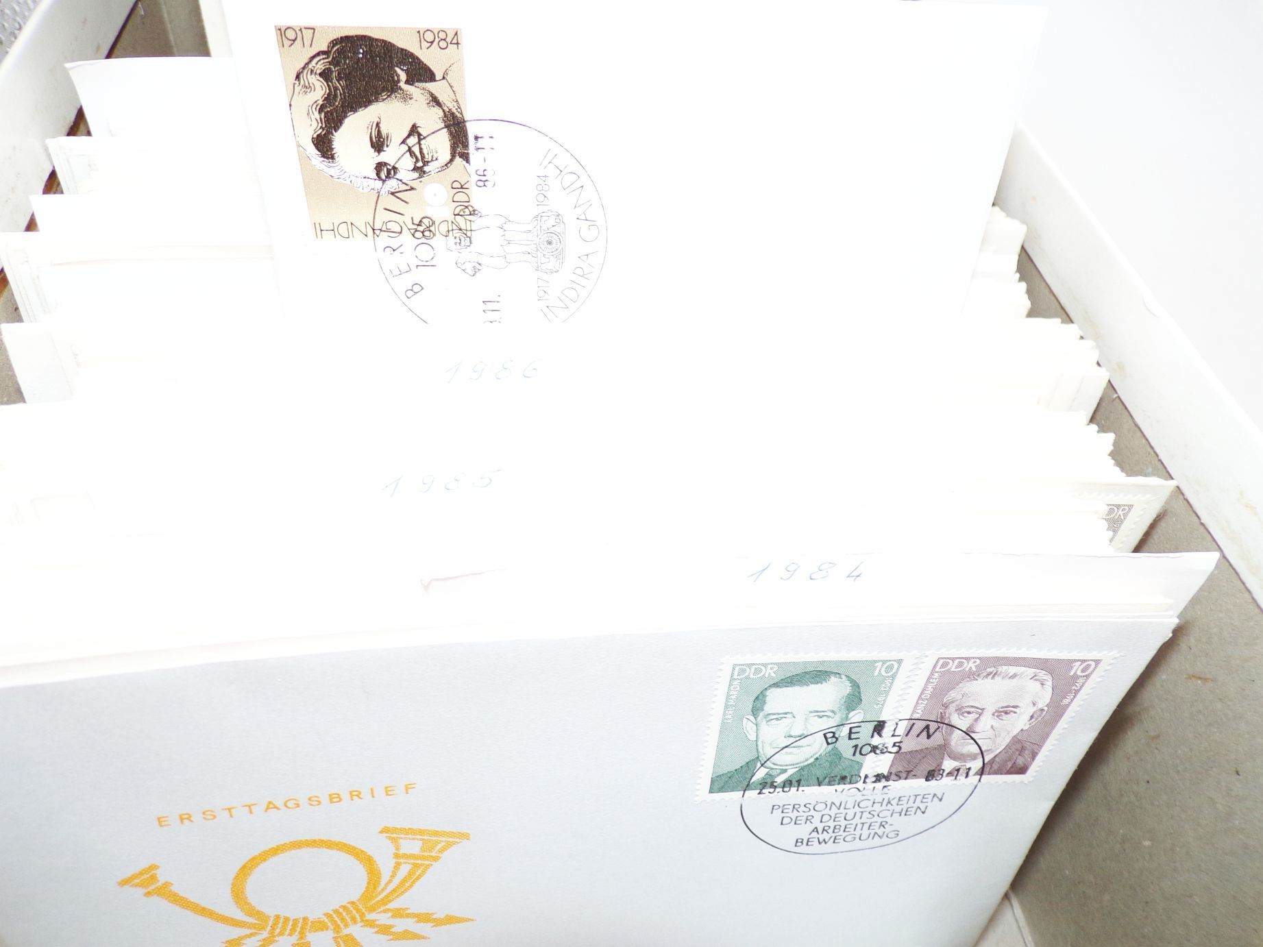 Konvolut DDR Ersttagsbriefe 1954 bis 1991 FDC Konvolut DDR Ersttagsbriefe 1954 bis 1991 FDC