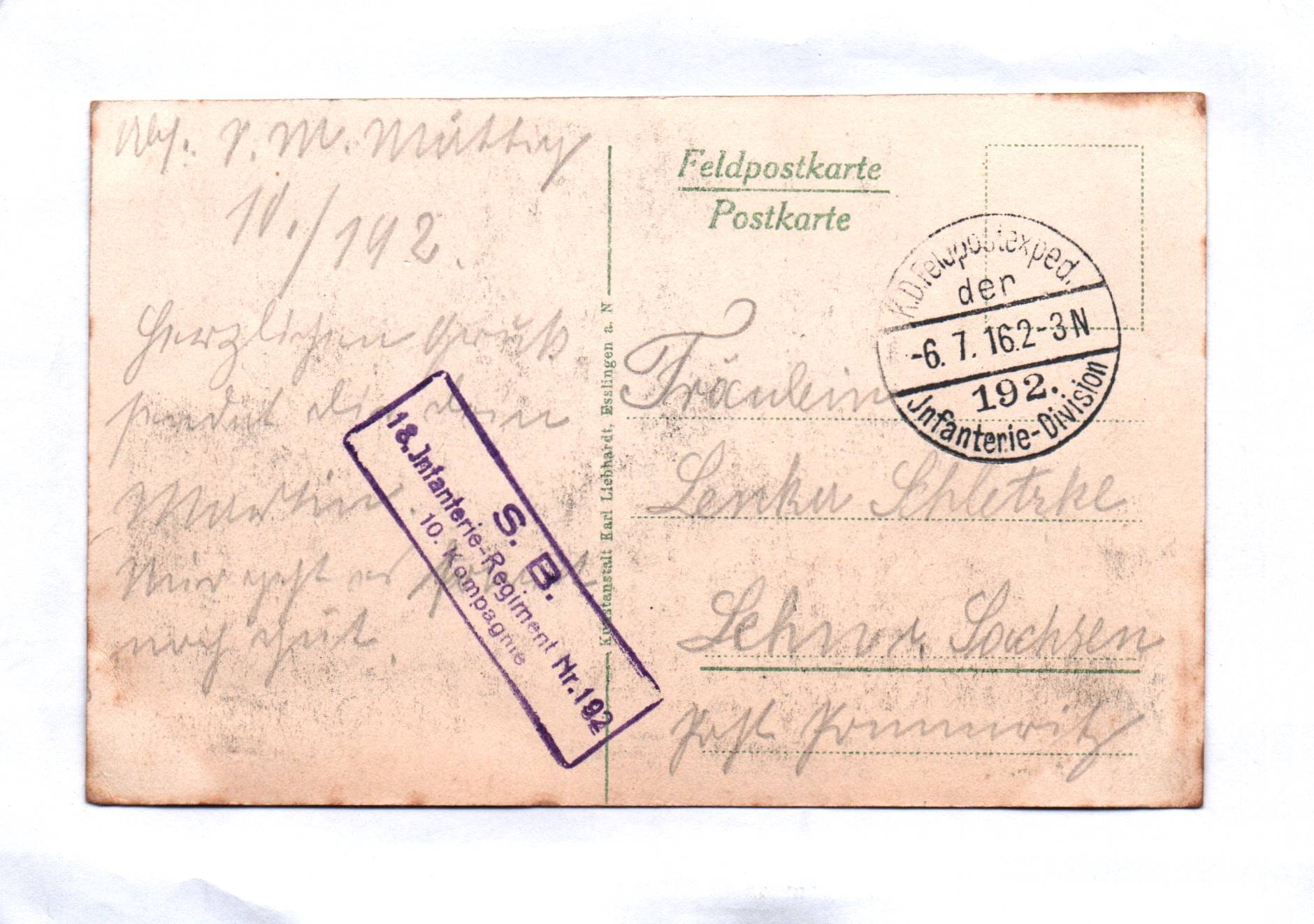 Ak Hindenburgmühle Feldpost Stempel IR 192 Ak Hindenburgmühle Feldpost Stempel IR 192