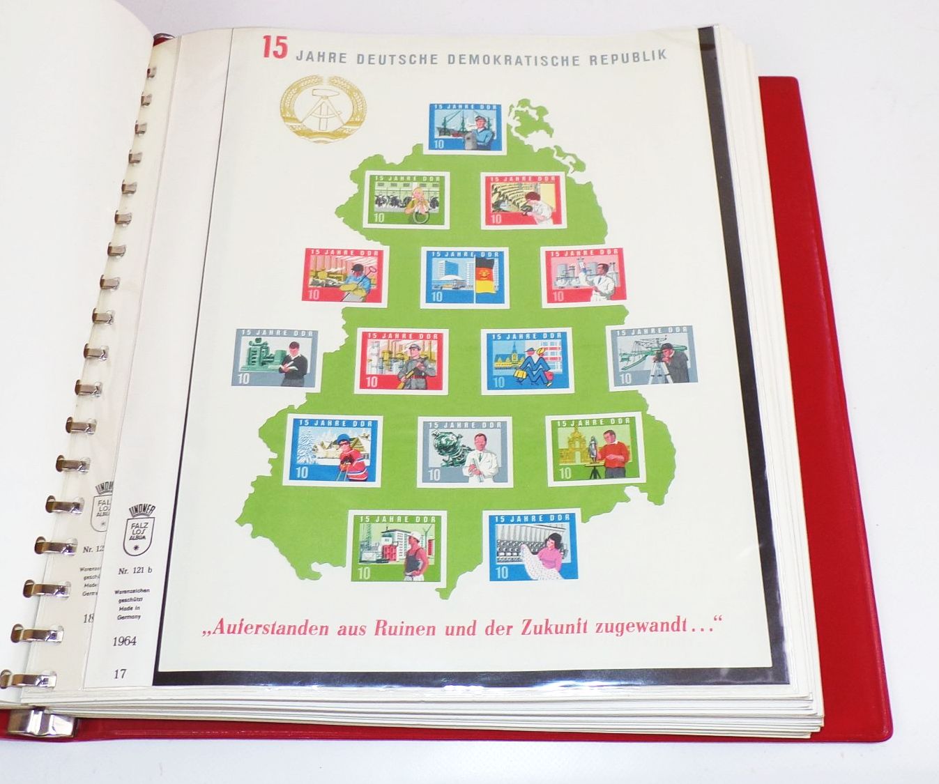 DDR Briefmarken 3 Alben Sammlung postfrisch und gestempelt
