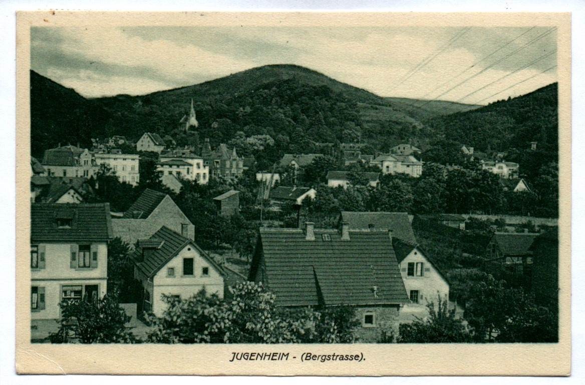 Ak Jugenheim Bergstrasse Hessen DR